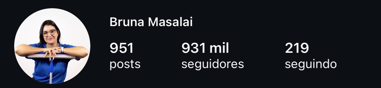 Bruna Masalai — 931 mil seguidores